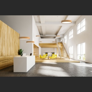 Wood Round LED