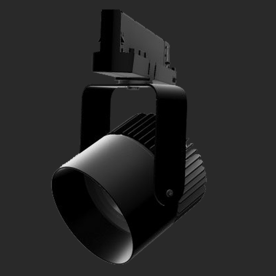 Cardanic Track Spot LED RAL 9005 schwarz 2700 K 1300 lm CRI > 90 12�