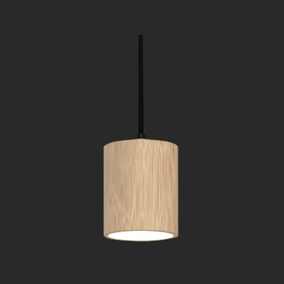 Wood Cylinder LED