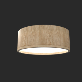 Wood Round LED 850x300 MR