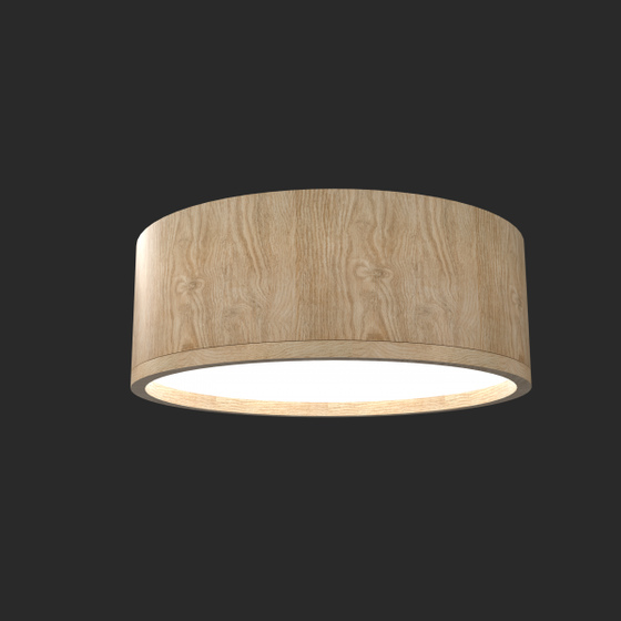 Wood Round LED 850x300 MR 4000 K Walnuss