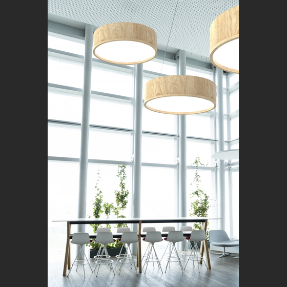 Wood Round LED 1100x300 MR 4000 K Walnuss