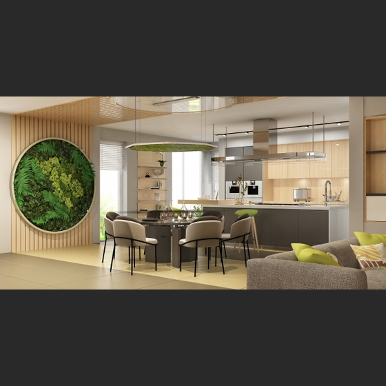 Natural Wood Ring LED