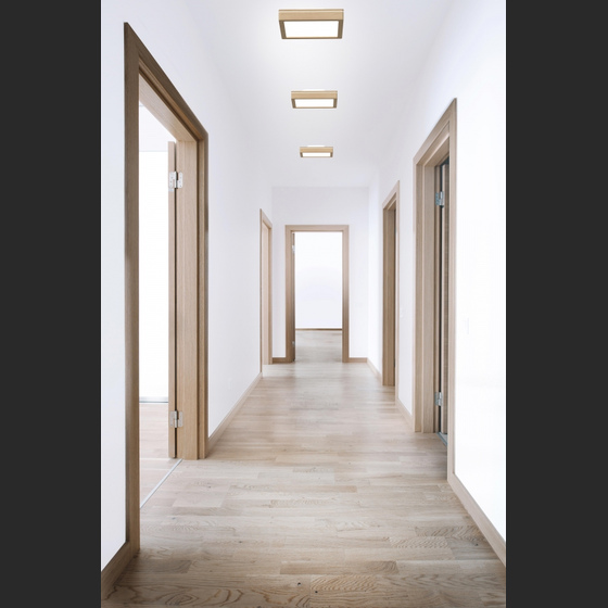 Wood Square Downlight LED 300 Diffuse