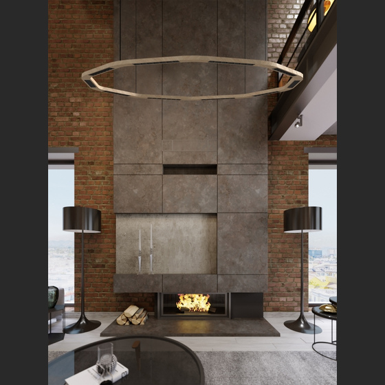 Wood Decagon 60 LED 3000 K Eiche