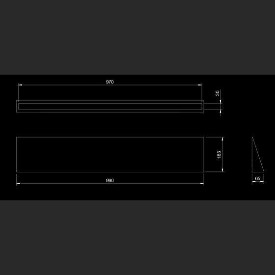 Wood Triangle LED 3000 K Eiche