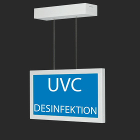 UV-C Hinweisschild Bluetooth